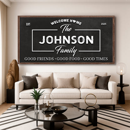 Welcome Home Wall Sign