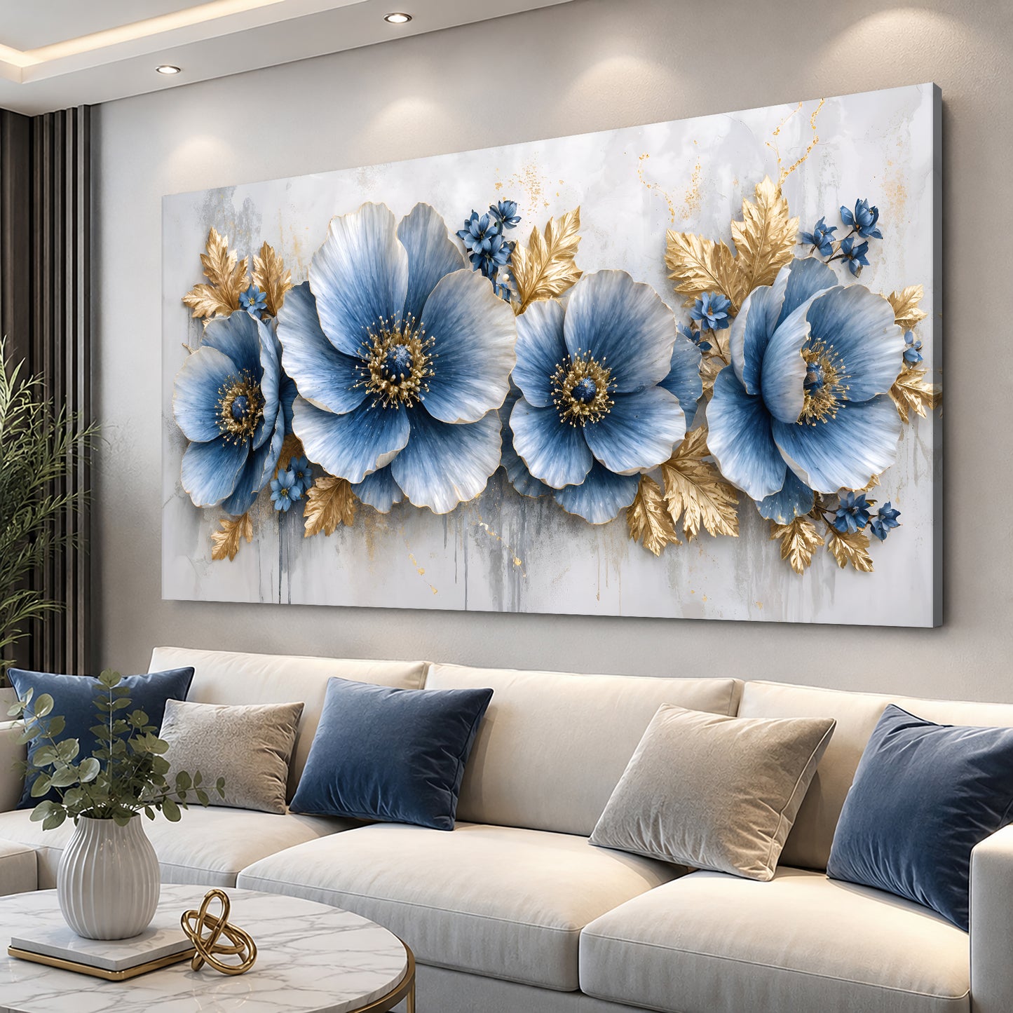 Azure Blossom Symphony
