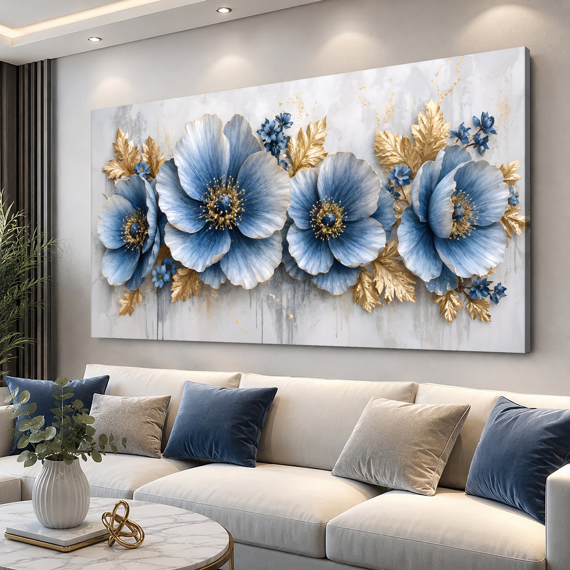 Azure Blossom Symphony