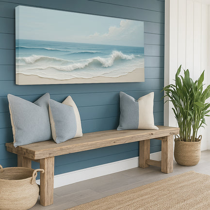 Serene Ocean Wave Coastal Wall Art VIII