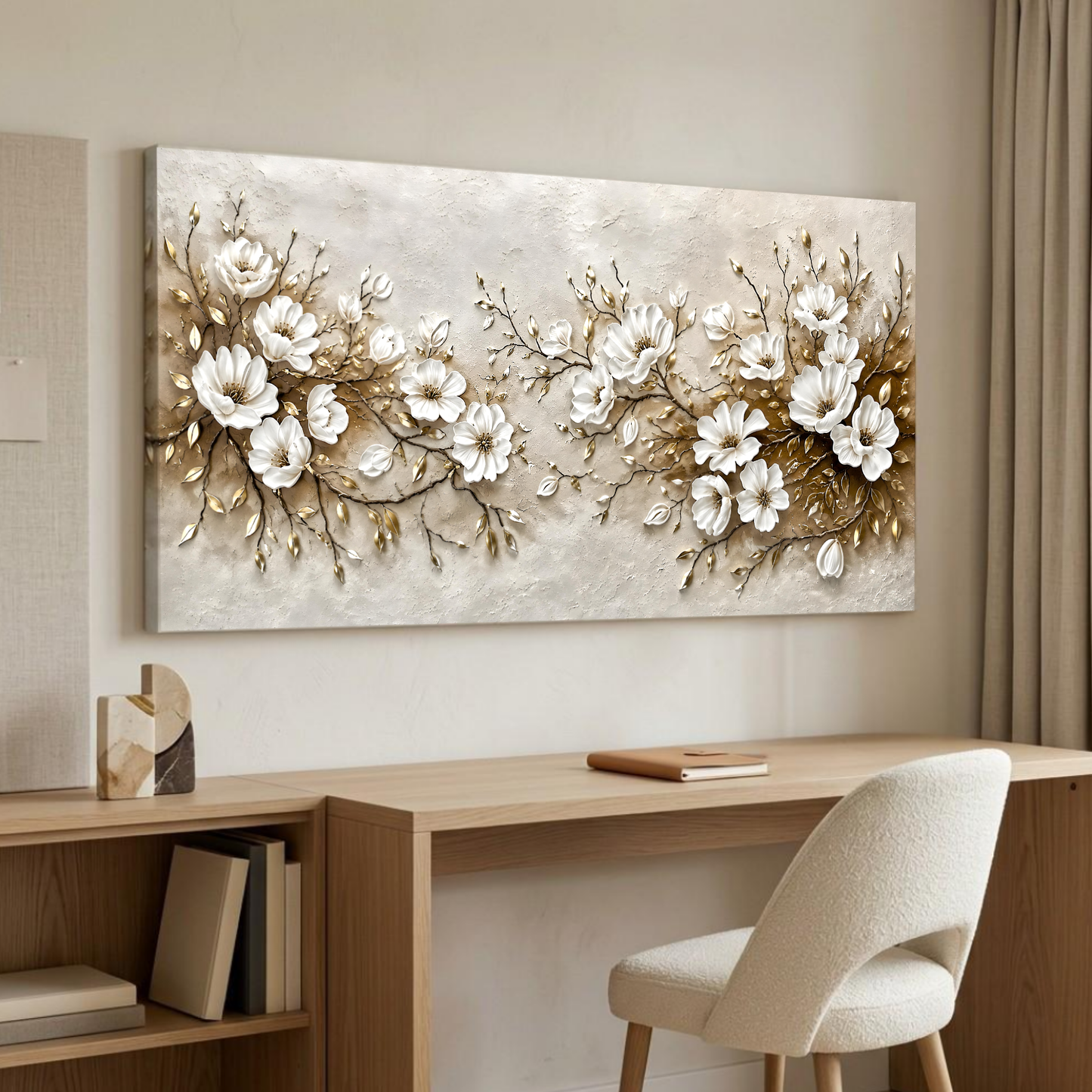 Golden Petal Cascade