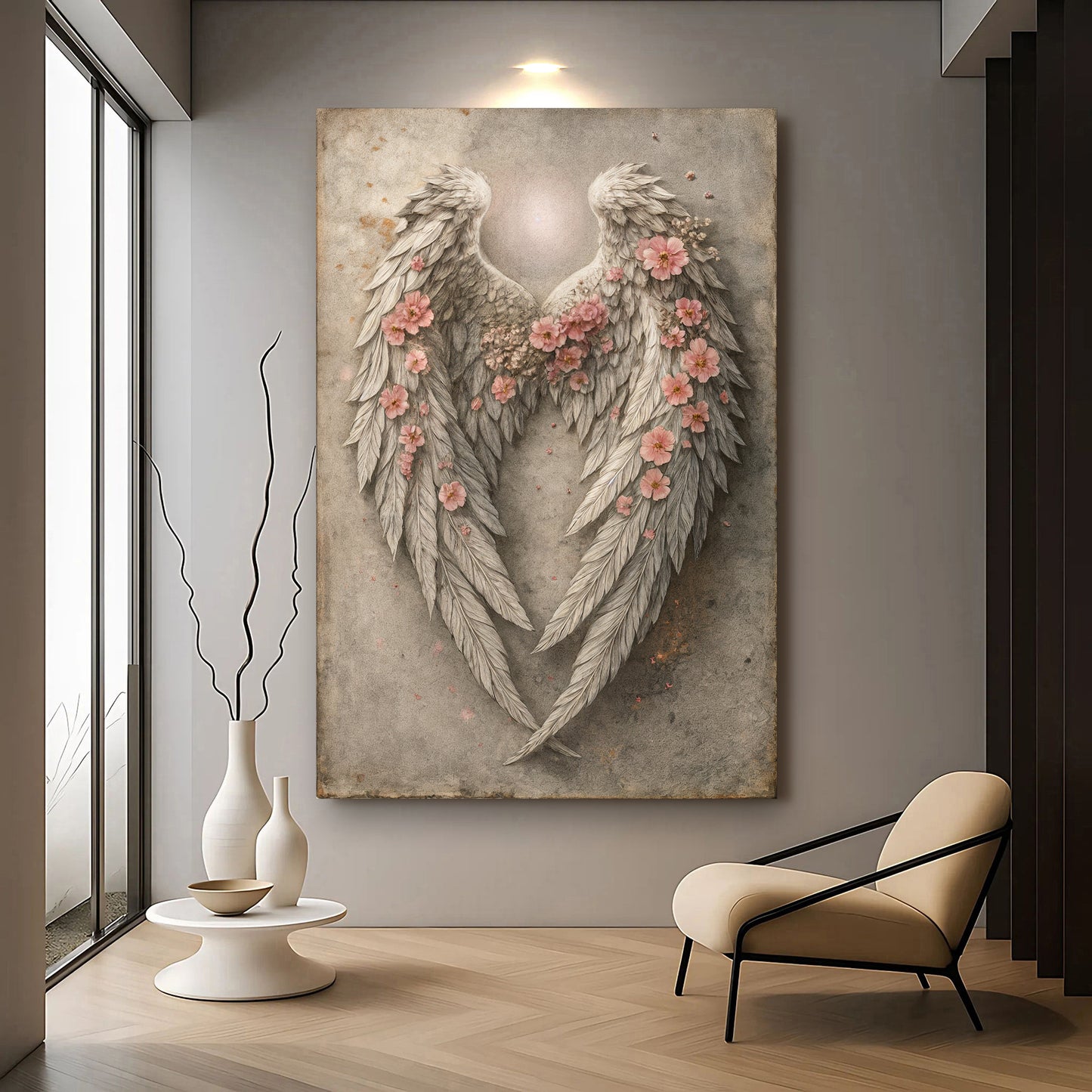 Abstract Blooming Wings Wall Art