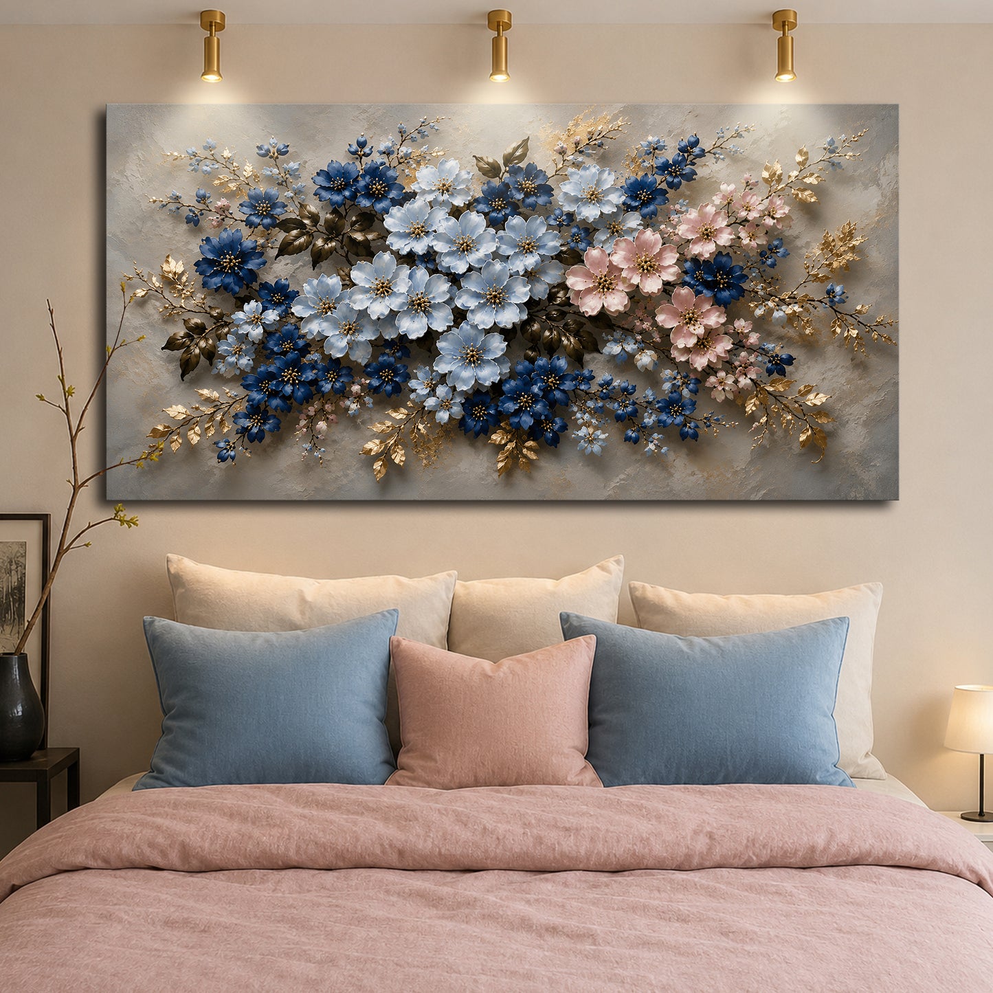 Blue Flower Elegance