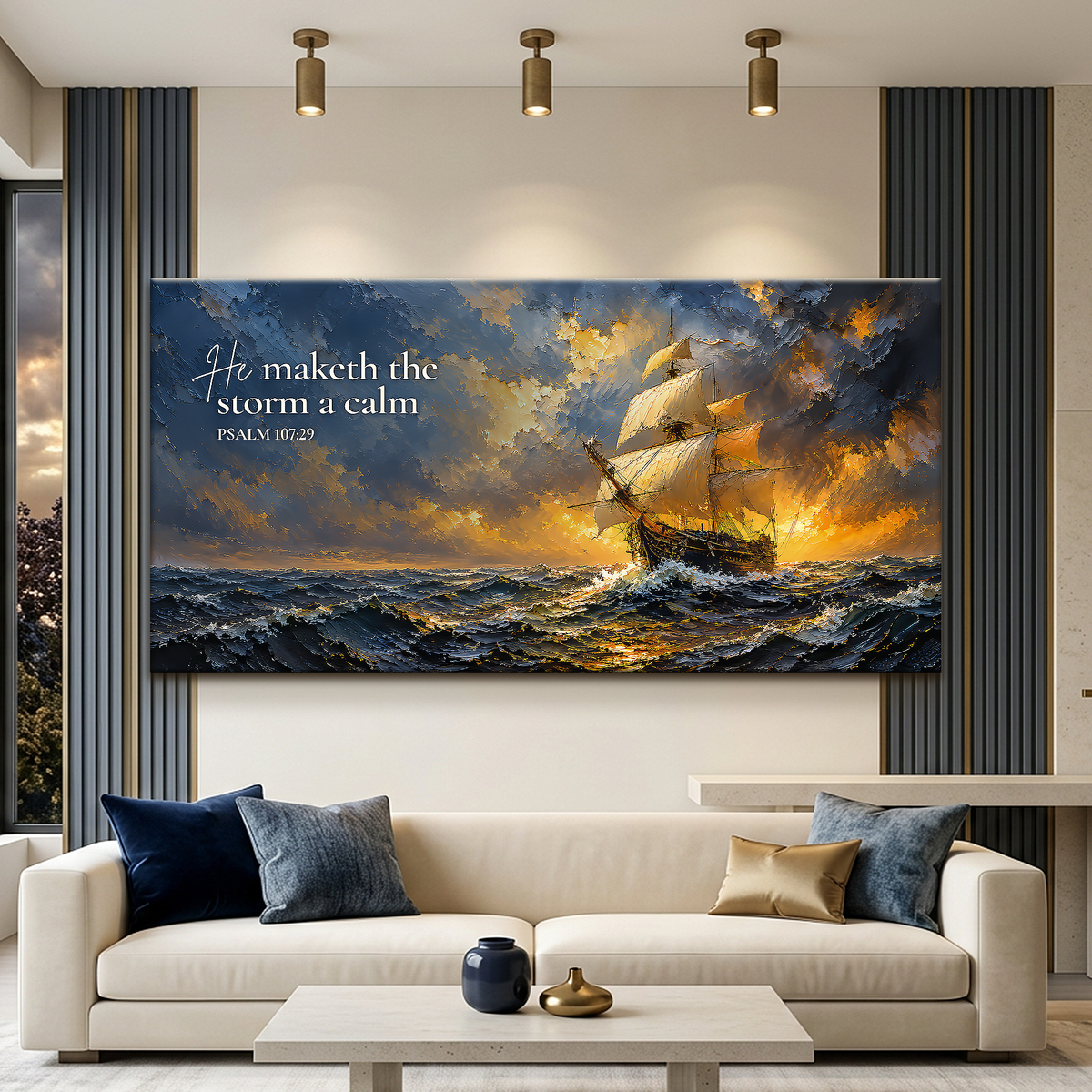 He Maketh the Storm Calm - Psalm 107:29