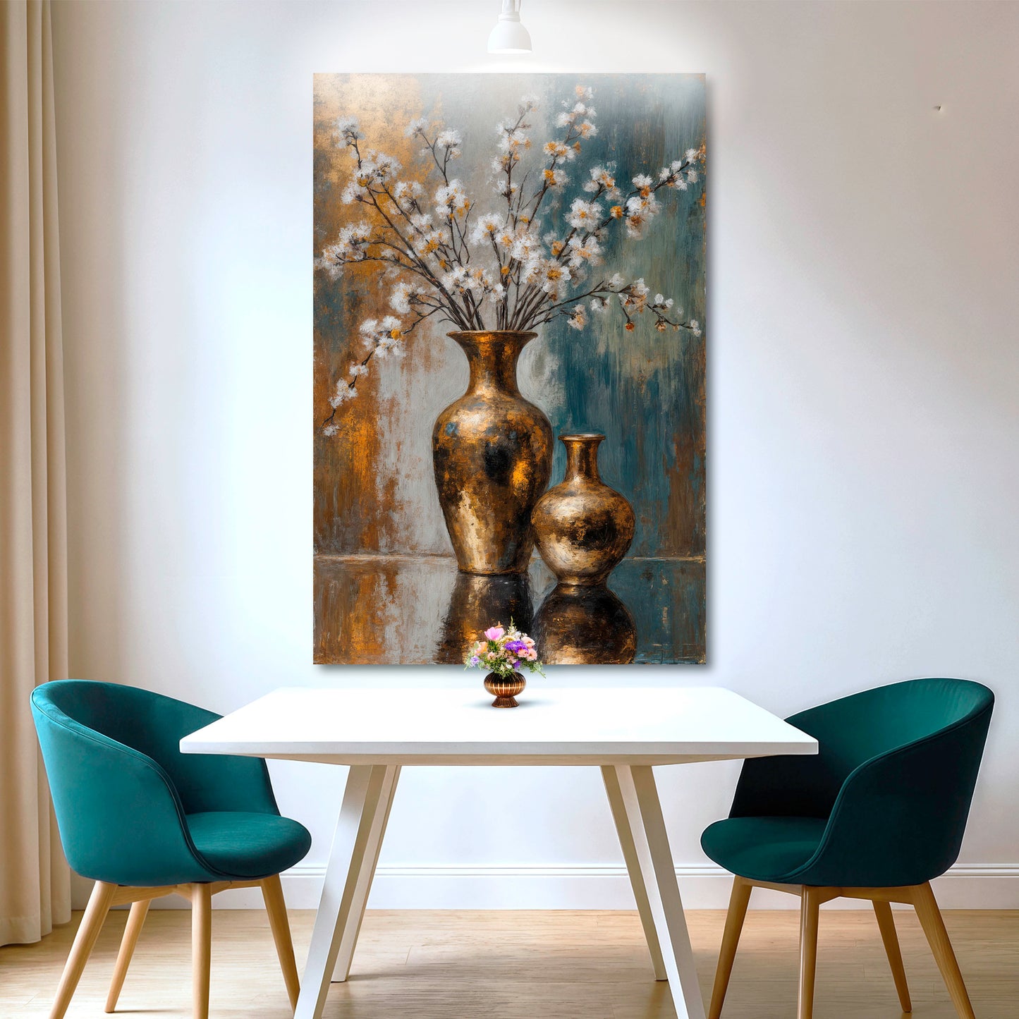 Vintage Vased Floral Wall Art