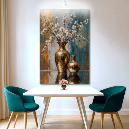 Vintage Vased Floral Wall Art