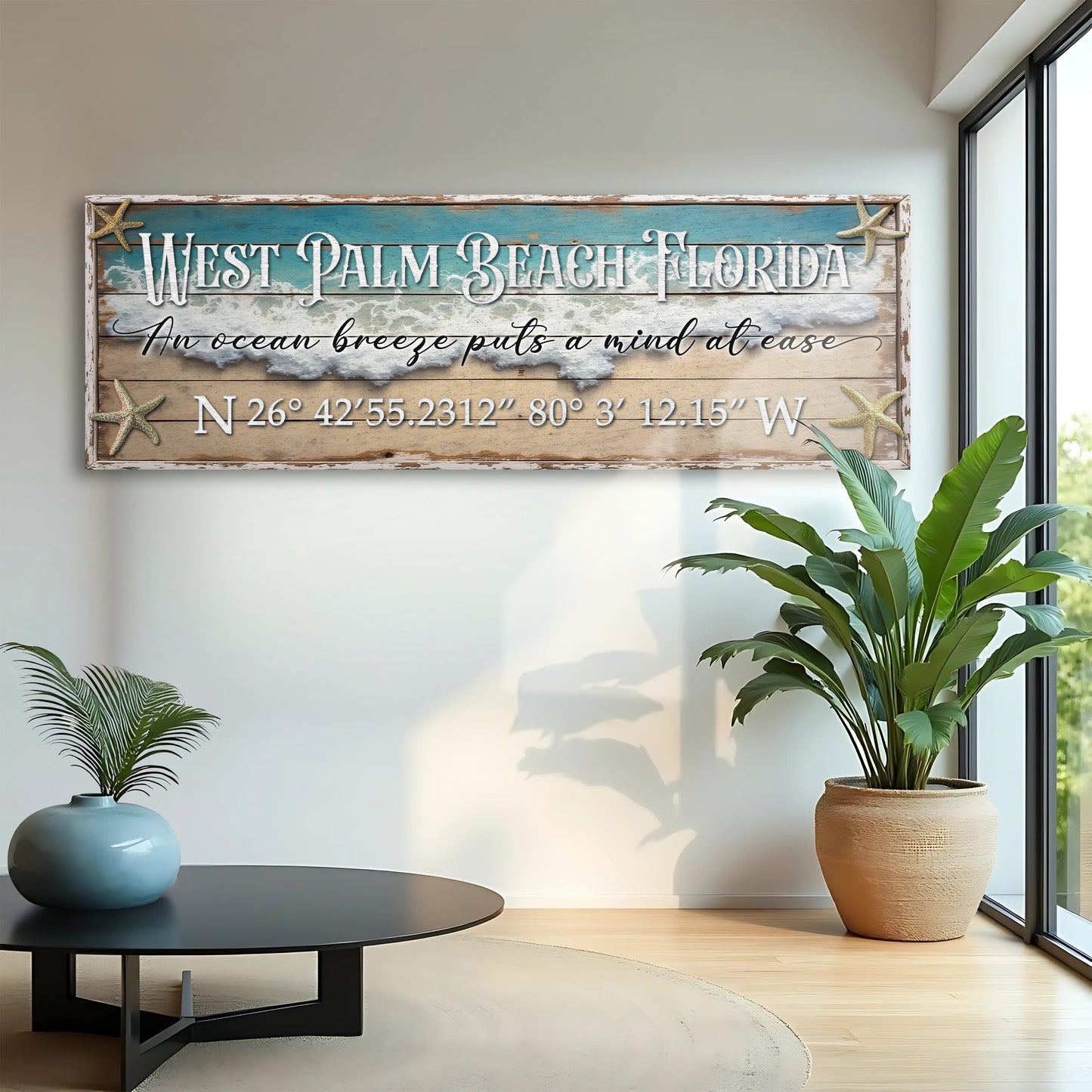 Personalized Beach House Coastal Sign II