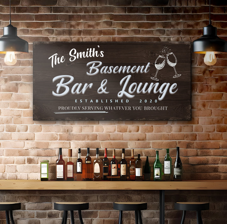 How to Design an Effective Home Bar Sign by Tailored Canvases