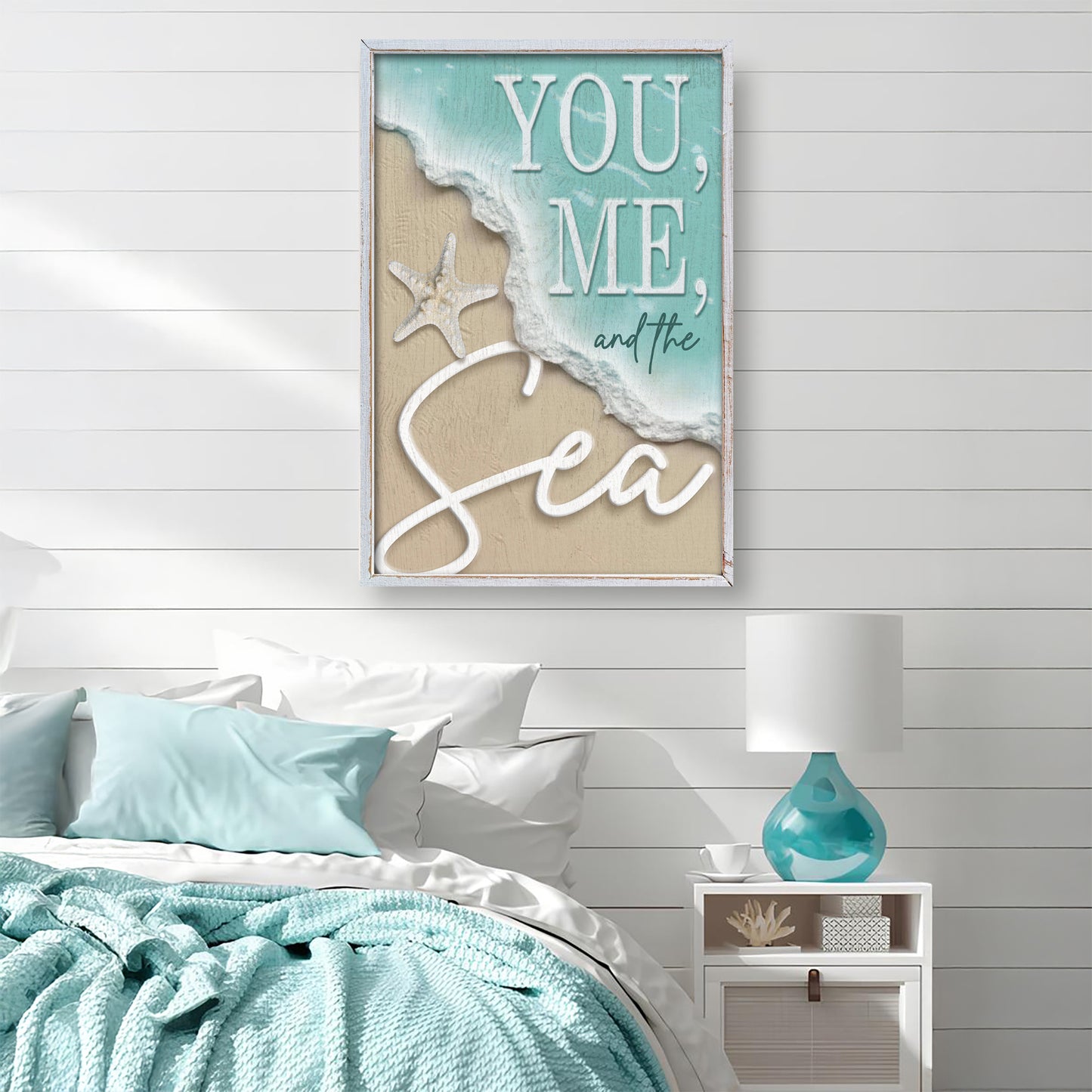 You Me and the Sea Coastal Sign VI