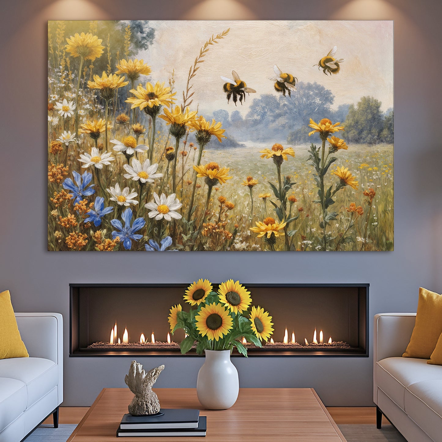Vintage Wildflowers Wall Art