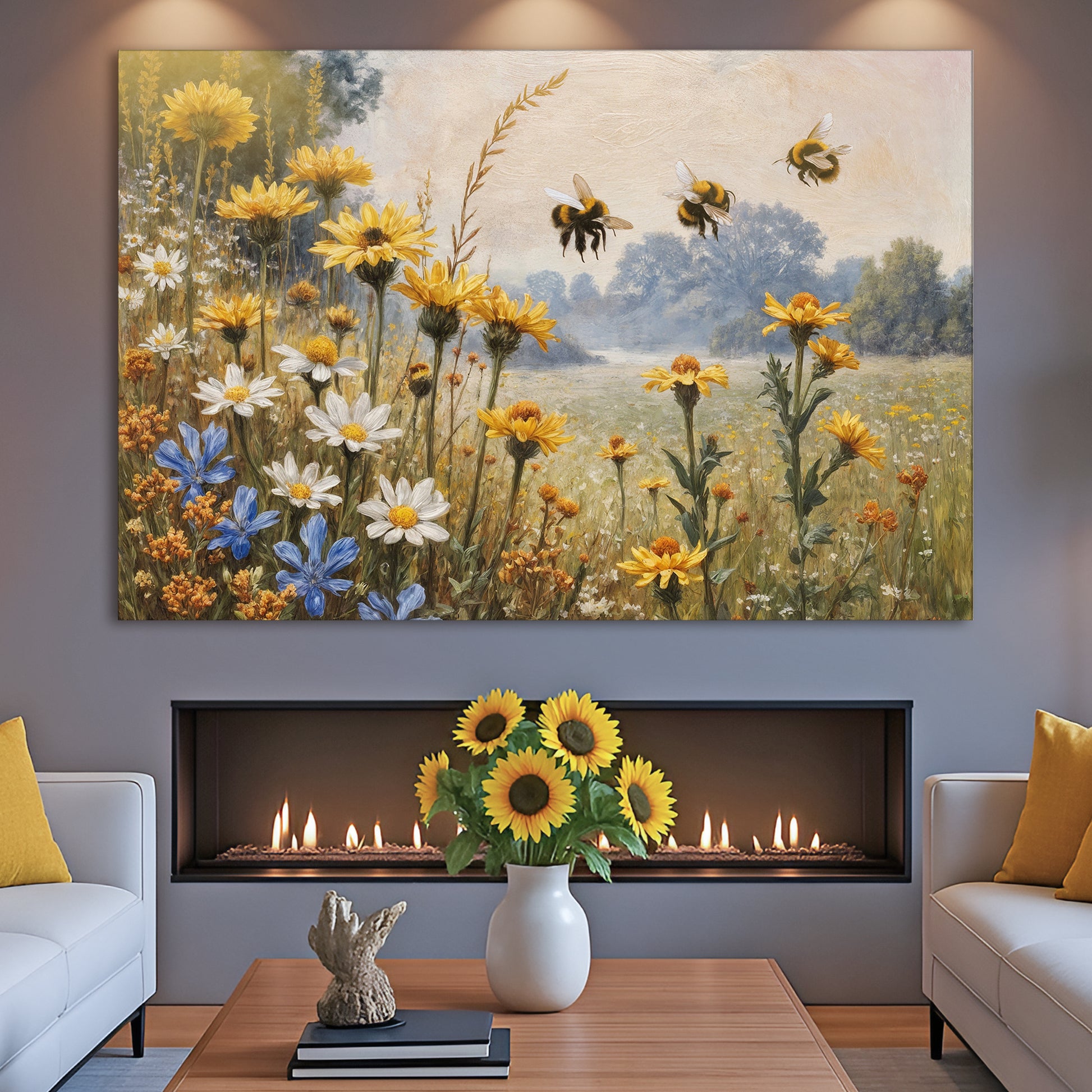 Vintage Wildflowers Wall Art