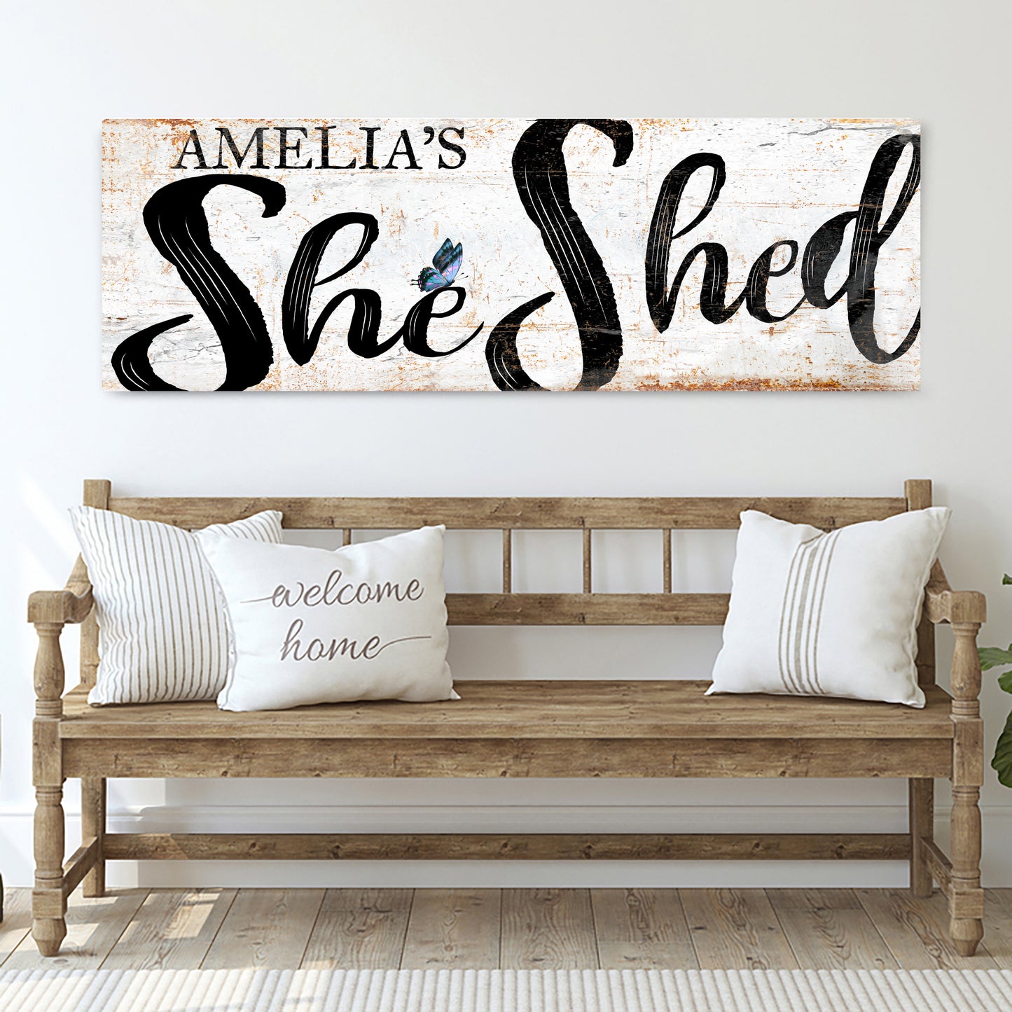 Personalized She Shed Sign VIII