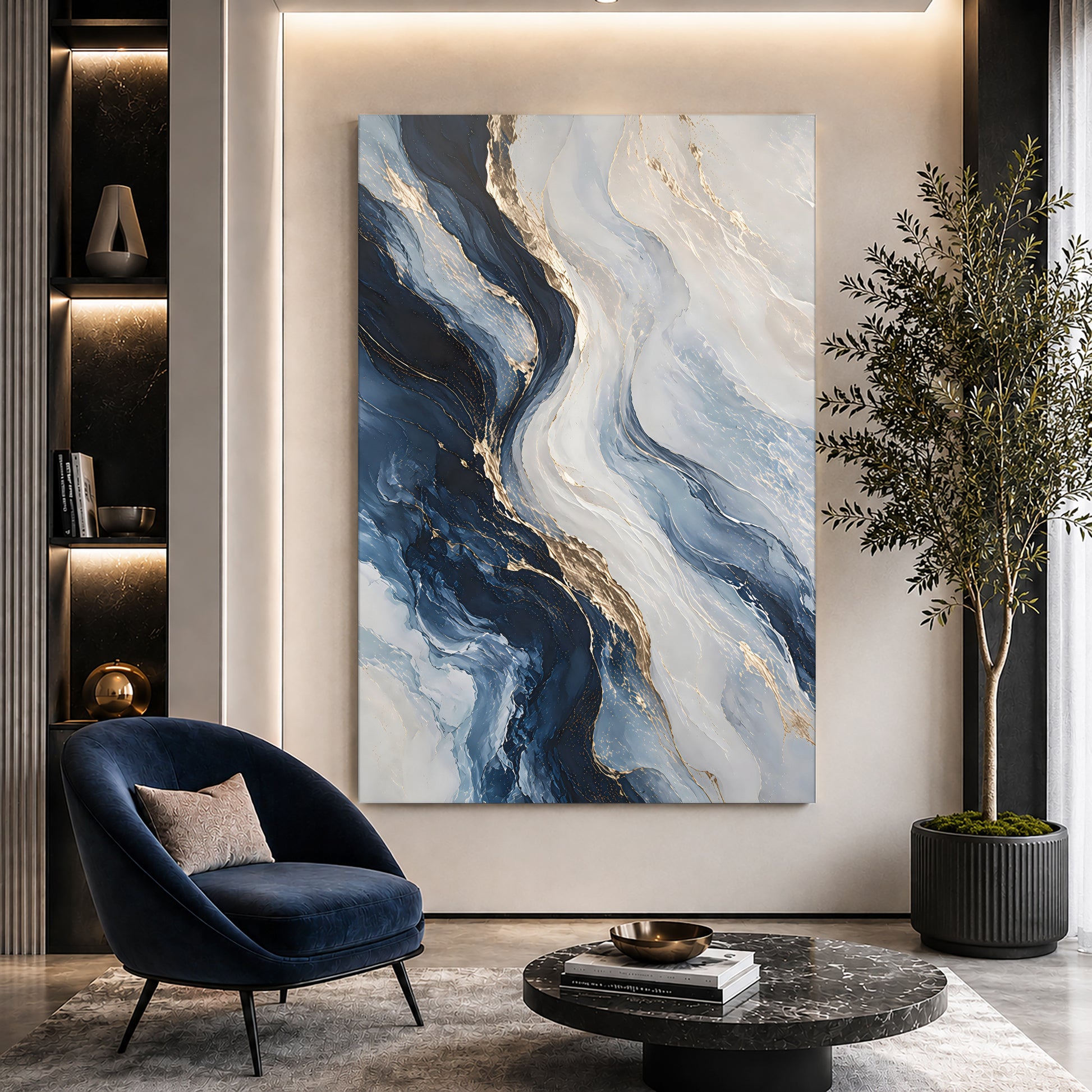 Ocean Marble Elegance