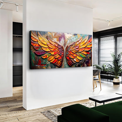 Wings Of Ascension Impasto Wall Art