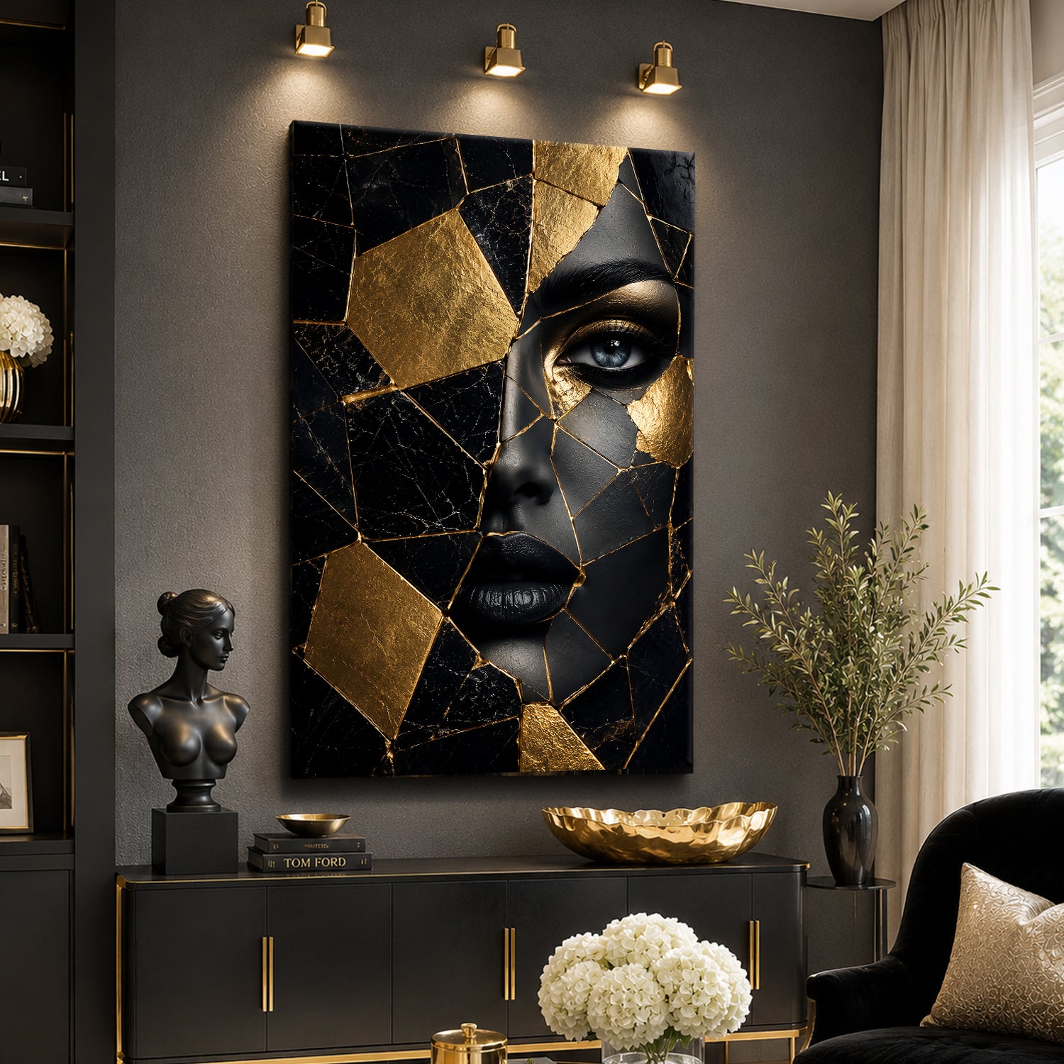 Golden Mosaic Beauty