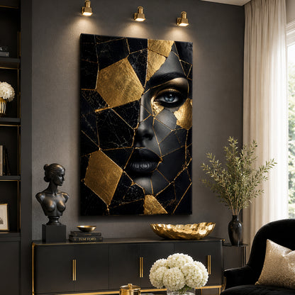 Golden Mosaic Beauty