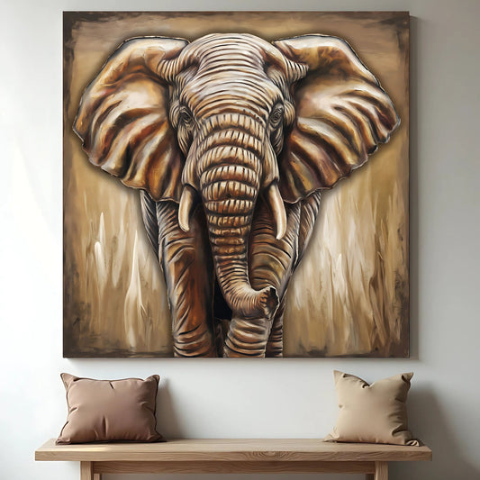 3D Elephant Wall Art