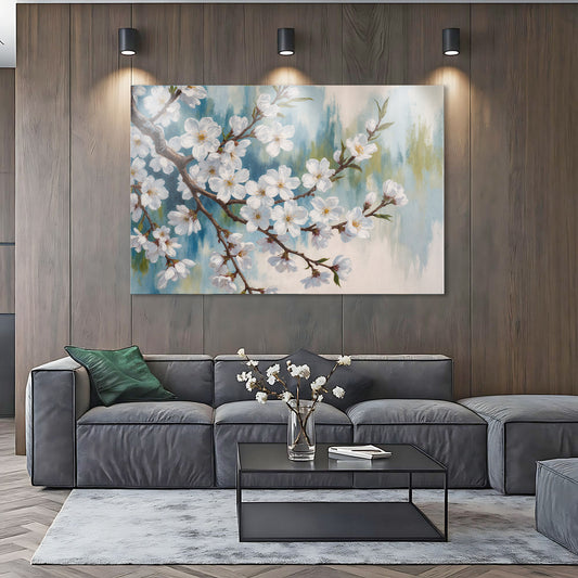 Pastel Plum Blossoms Wall Art