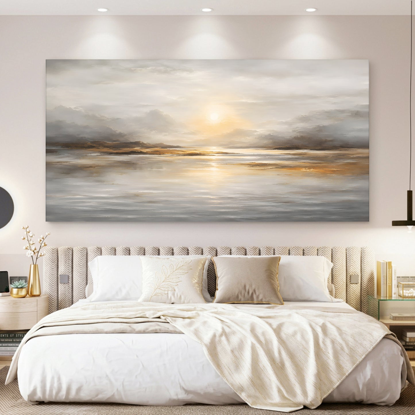 Golden Horizon Abstract