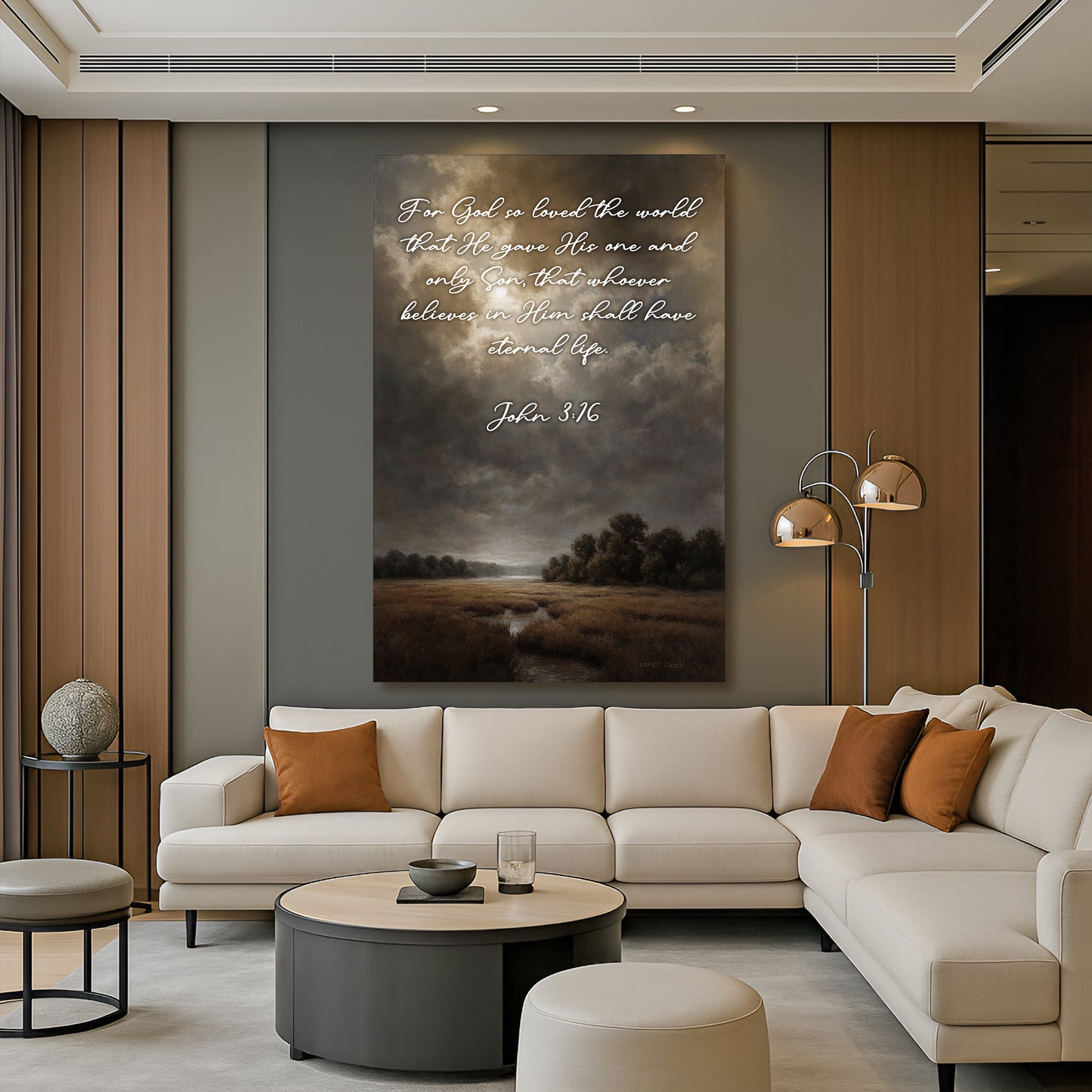 John 3:16: For God So Loved The World Faith Sign IX