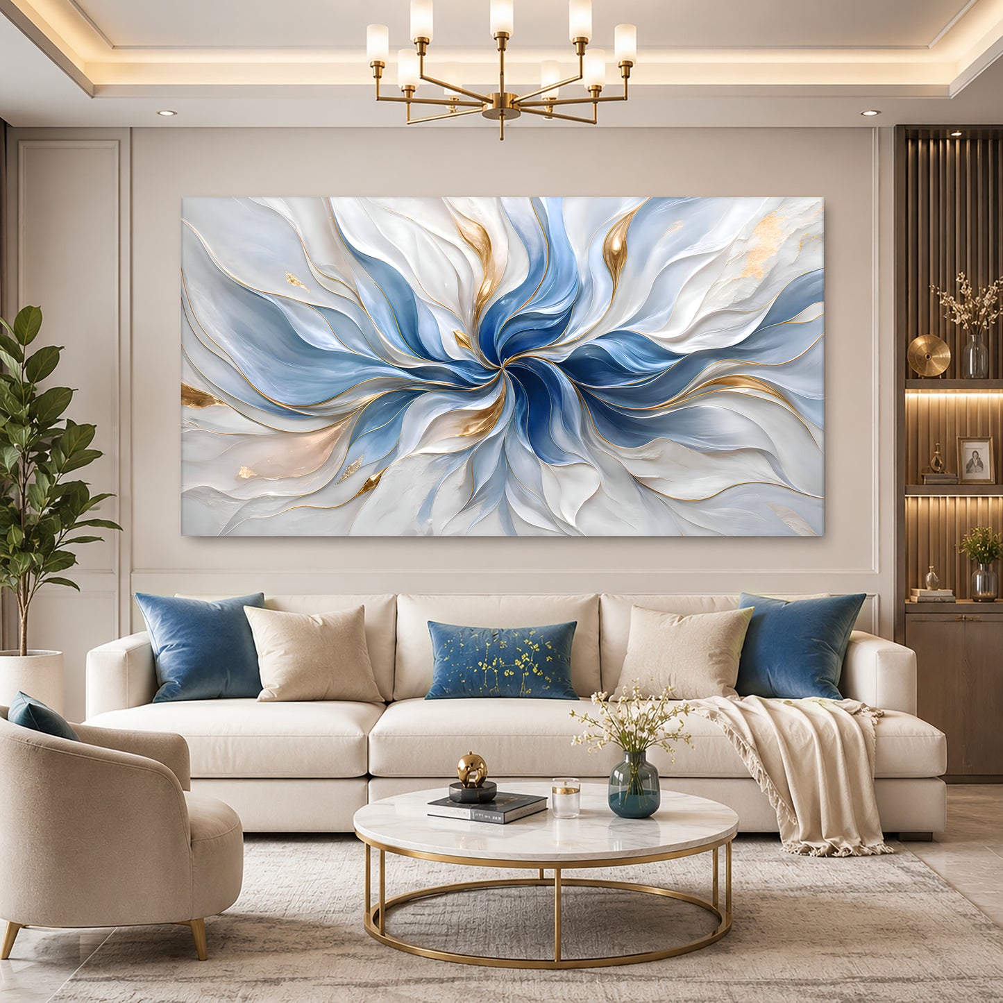 Azure Bloom Symphony