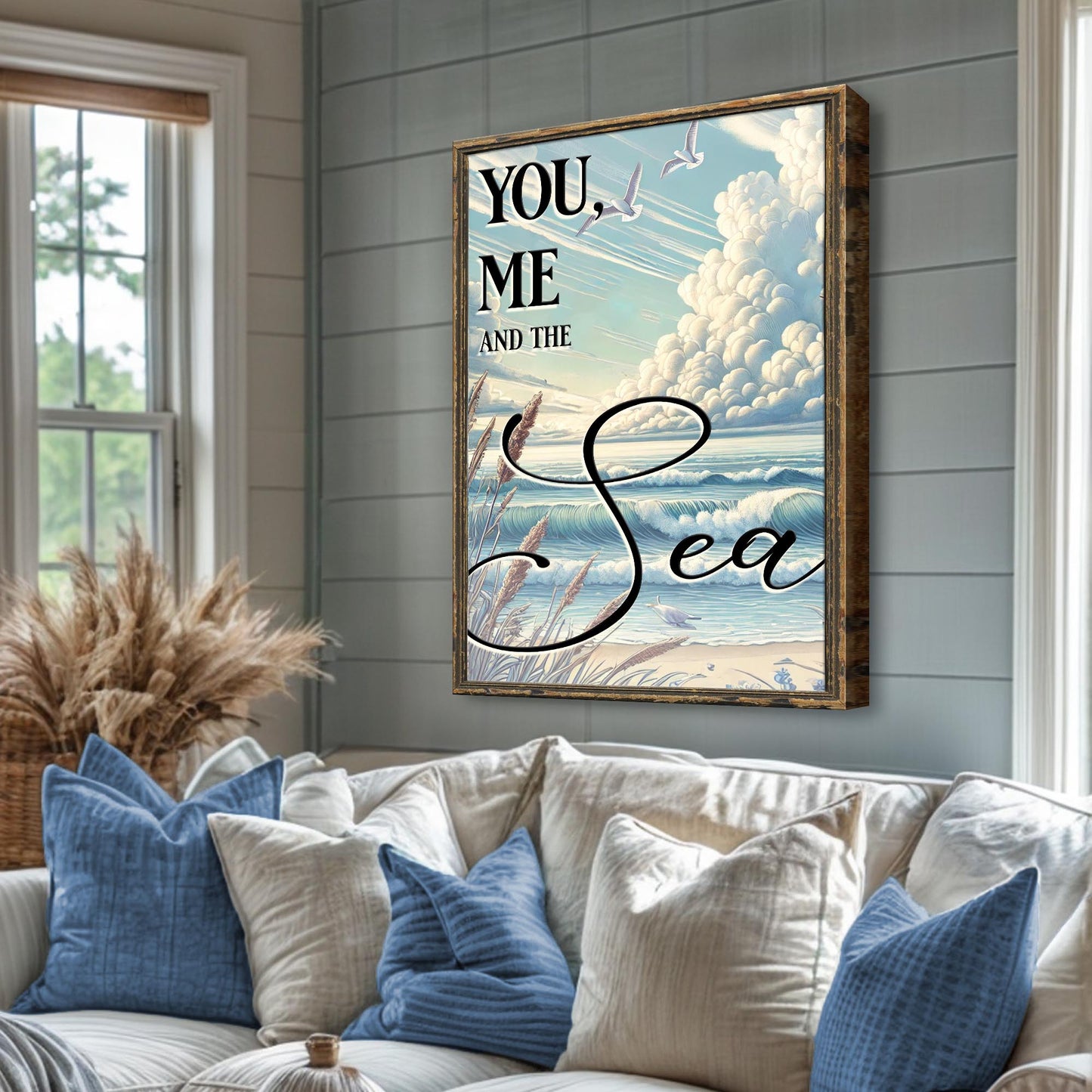 You Me and the Sea Coastal Sign III