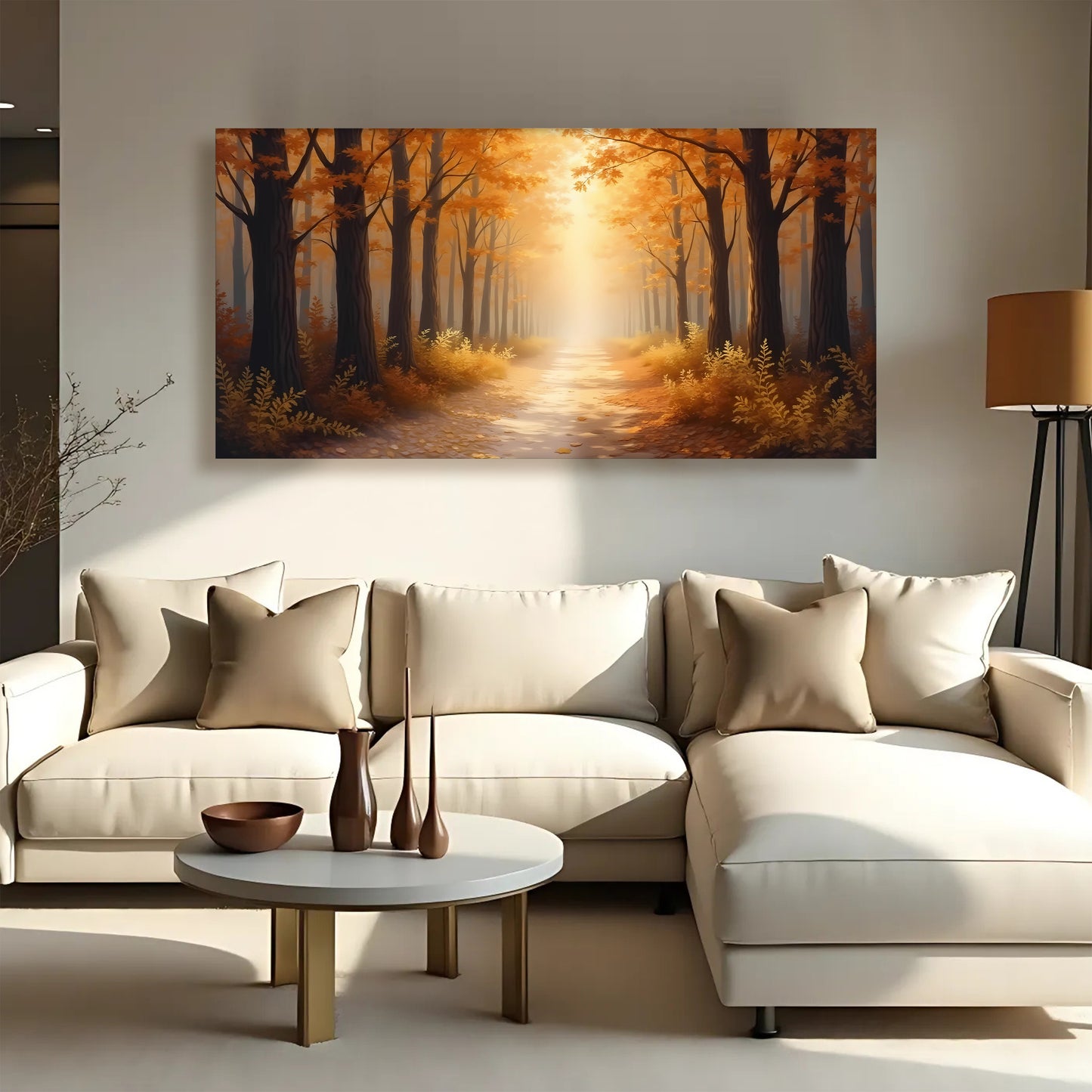 Abstract Forest Landscape Wall Art