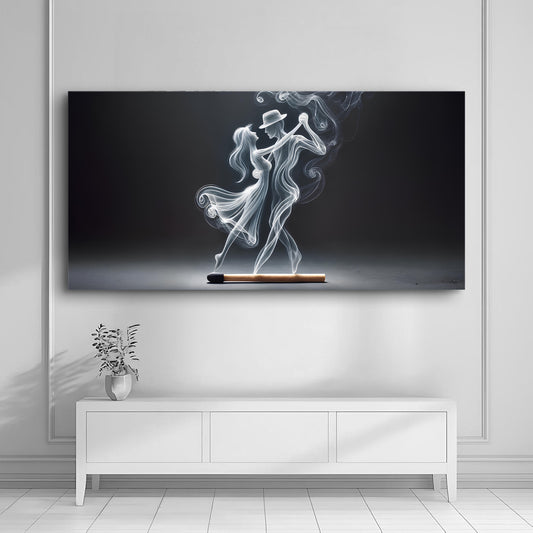 Modern Abstract Couple Dance Wall Art