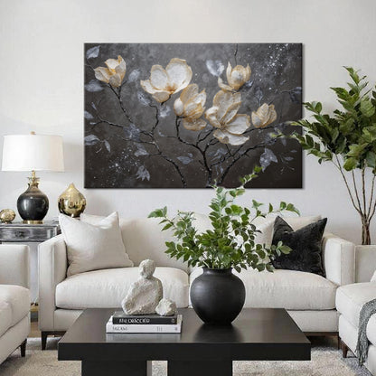 Midnight Magnolias Wall Art