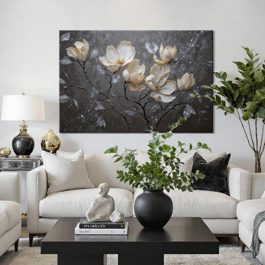 Midnight Magnolias Wall Art