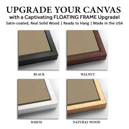 Save 33% When You Add A Frame To Your 60x30 Golden Botanical Wall Art Canvas Now