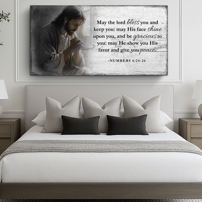 Numbers 6:24-26 - May The Lord Bless You Faith Sign V