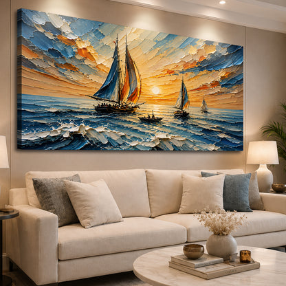 Blue Sailboat