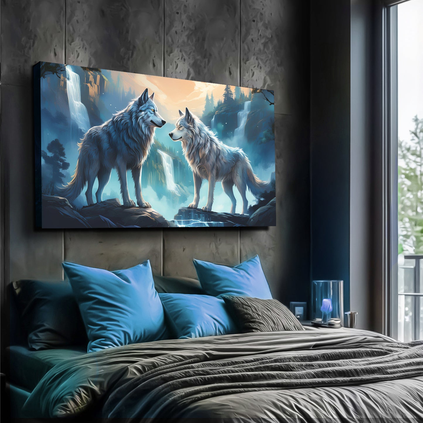 3D Wolves Wall Art IV