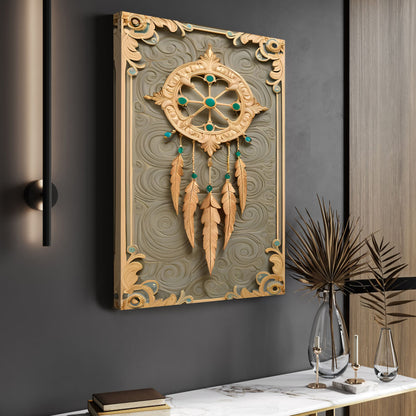 3D Whispering Feathers Wall Art II