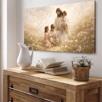 Christ Among the Little Ones Faith Wall Art