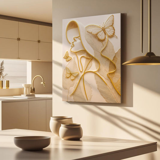 Minimalist Woman Line Wall Art