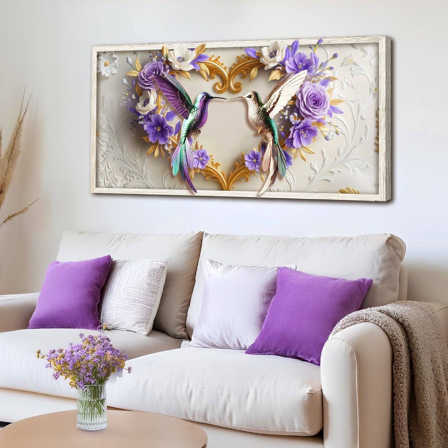 3D Hummingbirds Wall Art III