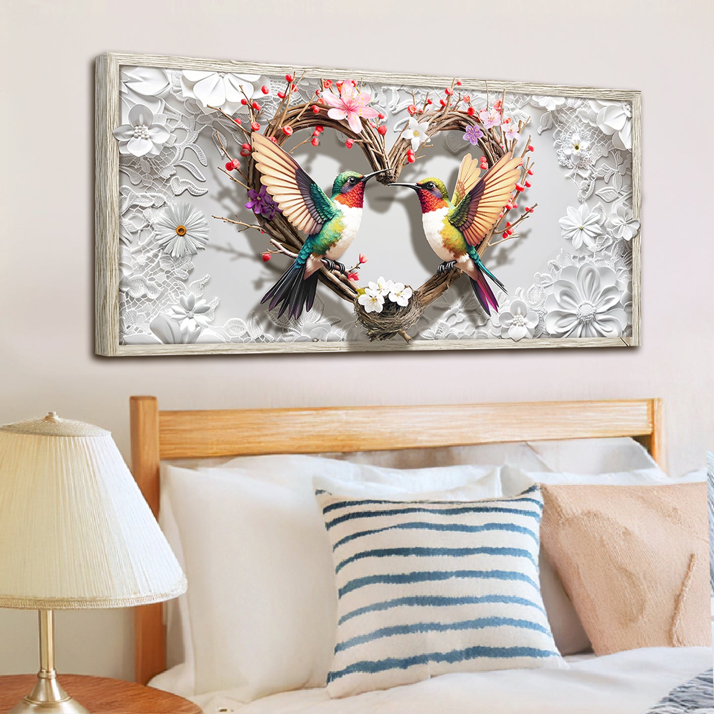 3D Hummingbirds Wall Art IV