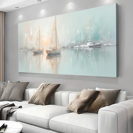 Abstract Pier and Dock Wall Art