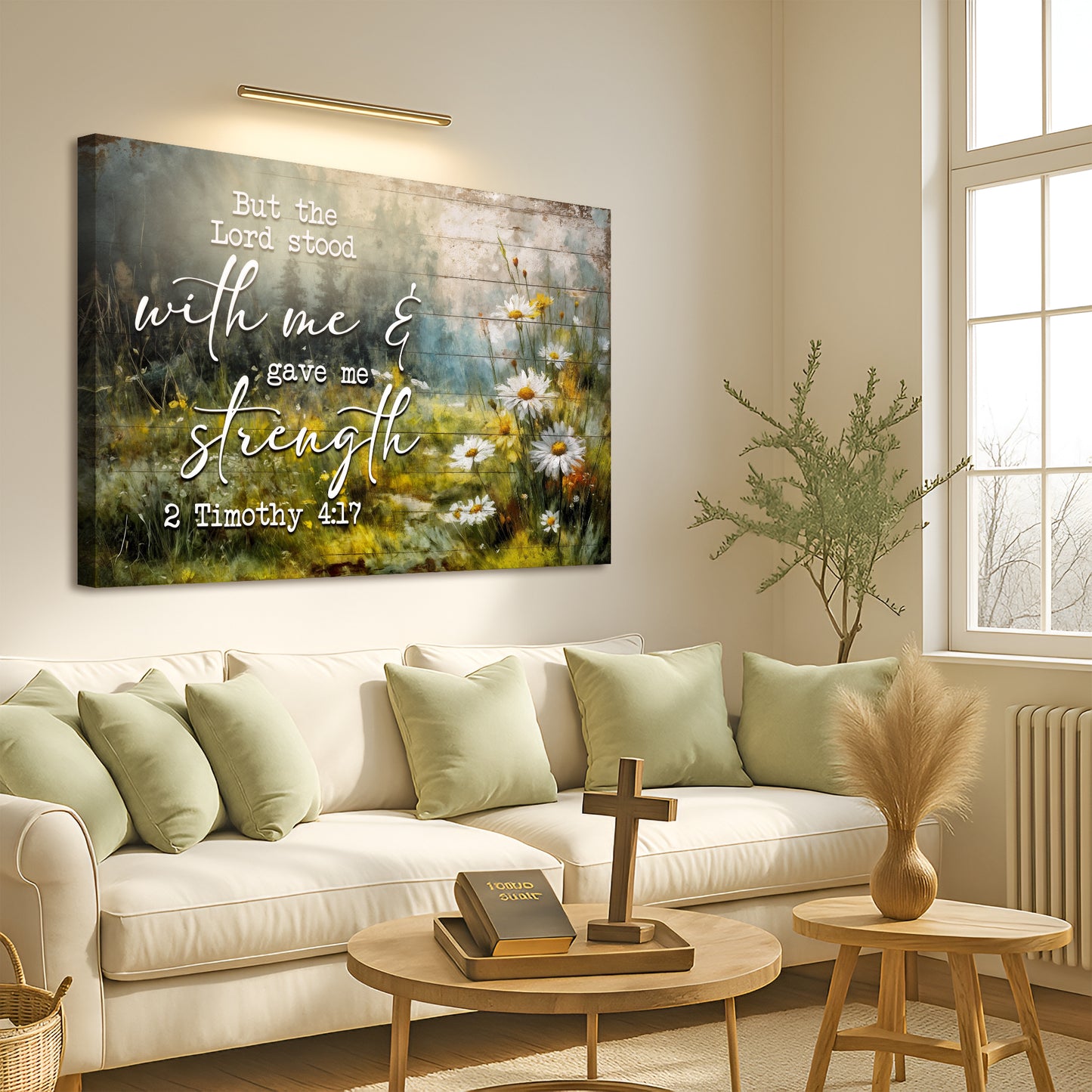 2 Timothy 4:17 - But The Lord Stood With Me Faith Sign