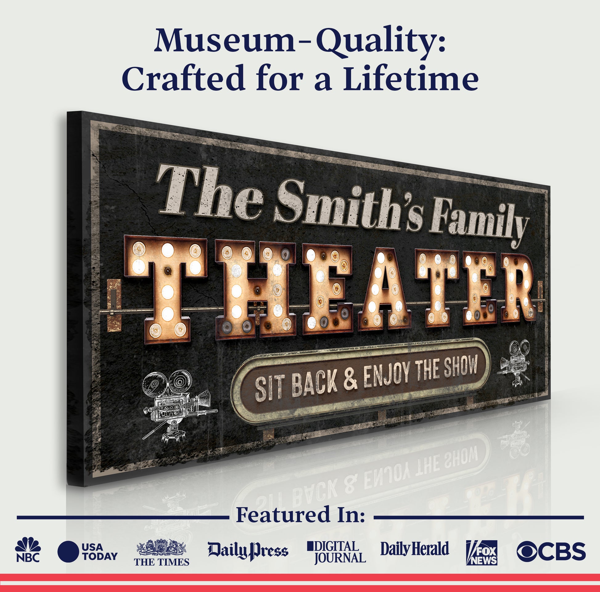 Theater Sign VIII Quality - Image by Tailored Canvases