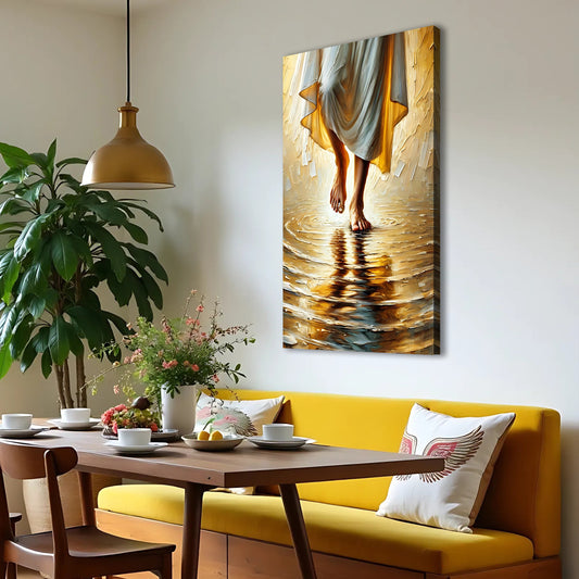 Jesus Christ Walking On Water Faith Wall Art