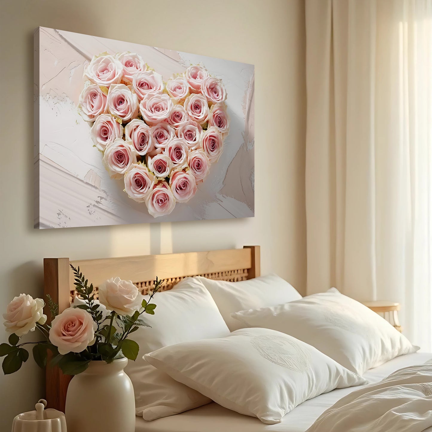 Floral Heart Wall Art IV