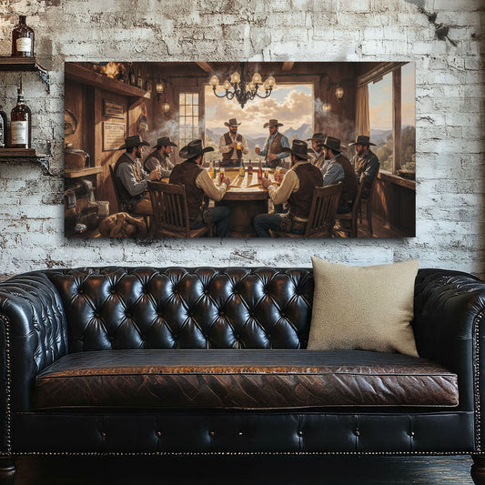 Cowboys, Cards, & Drinks Wall Art