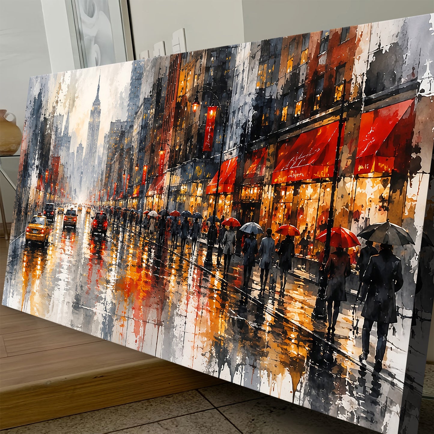 Rainy Cityscape