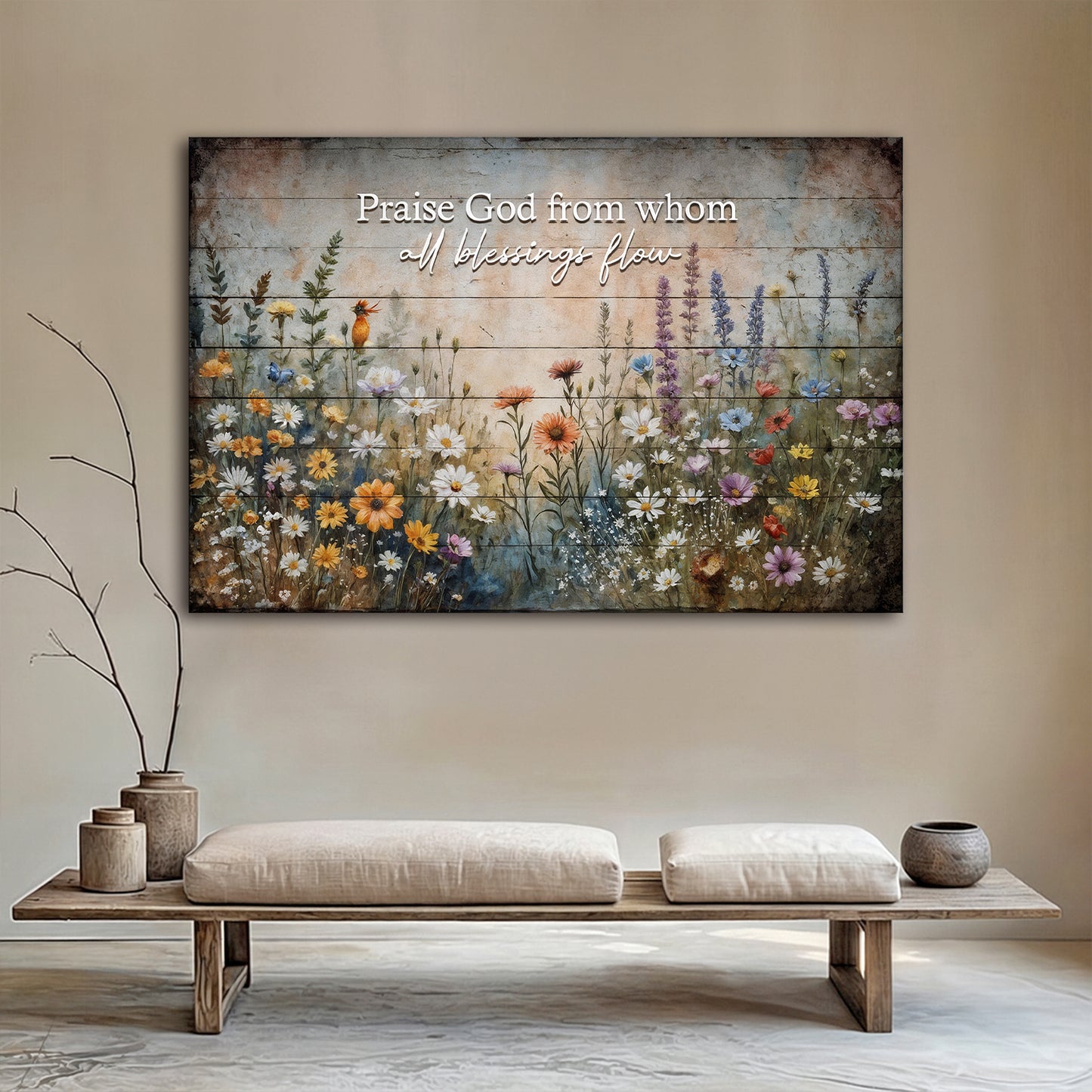 Praise God From Whom All Blessings Flow Faith Sign