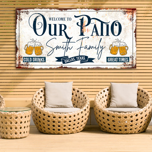 Personalized Patio Sign III