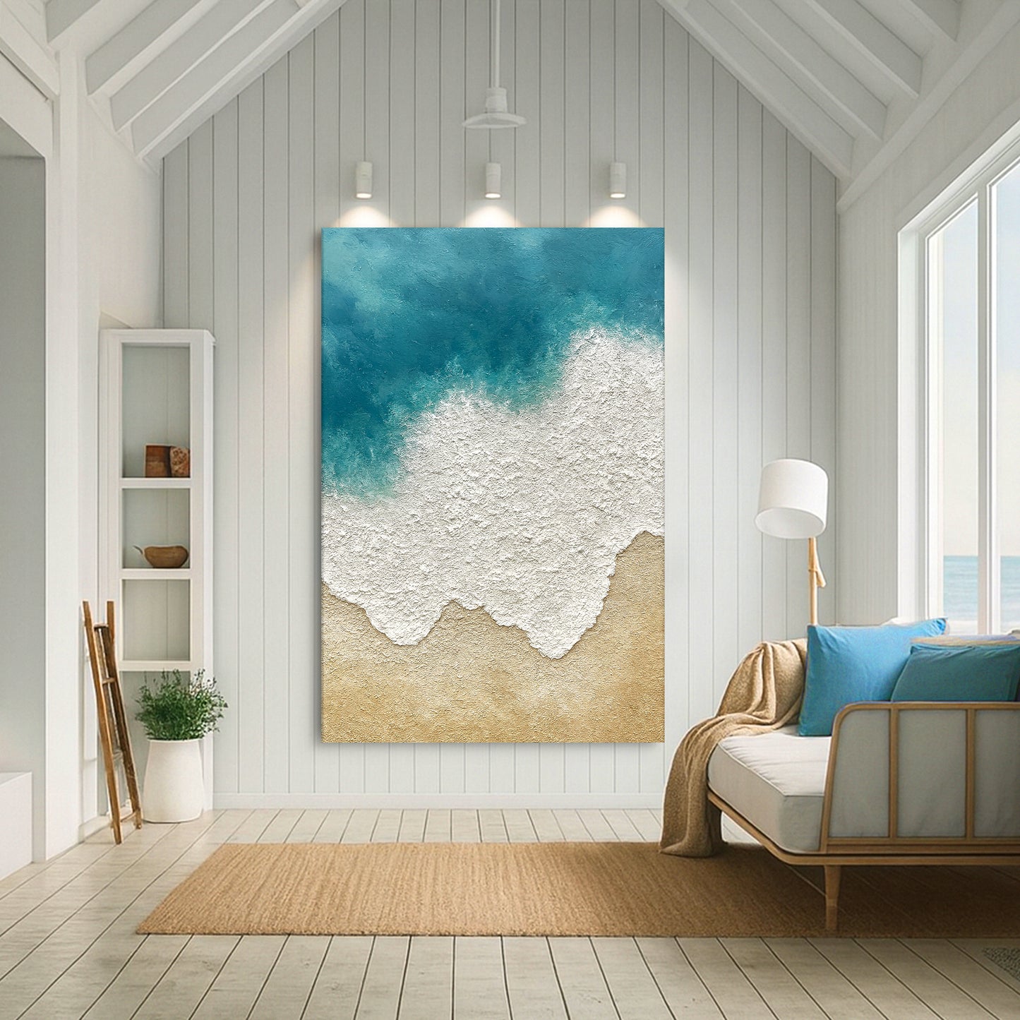 Pastel Waves Abstract Wall Art