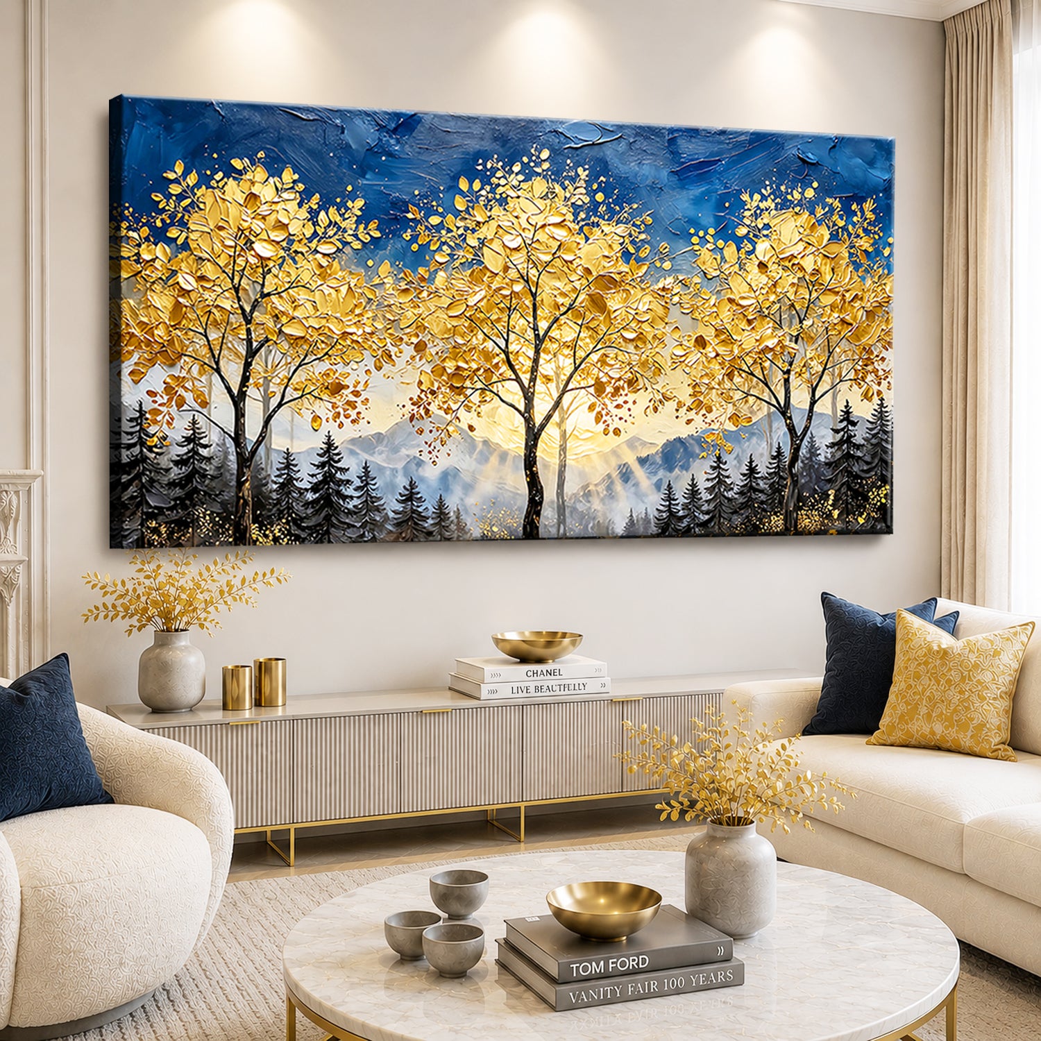 Golden Twilight Forest